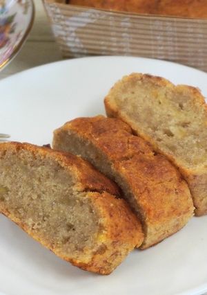 オーツミルクを使ったバナナケーキ-レシピのメイン写真