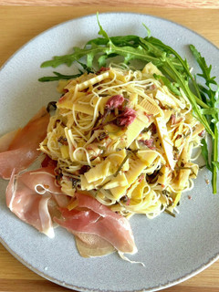 たけのこと桜の冷製パスタ-レシピのメイン写真