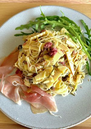 たけのこと桜の冷製パスタ-レシピのメイン写真