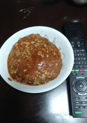ホットクックで大きなハンバーグ-レシピのメイン写真