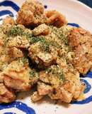 鶏肉の高野豆腐と粉チーズ焼き