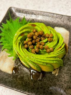 アボカドの実山椒の佃煮がけ-レシピのメイン写真