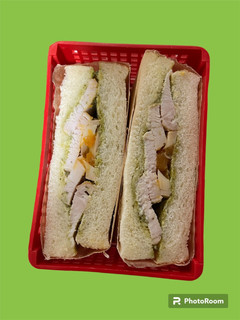 バジルマヨチキンサンド-レシピのメイン写真