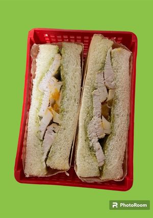 バジルマヨチキンサンド-レシピのメイン写真
