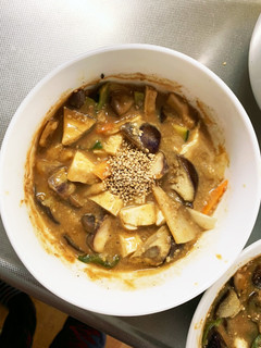 茄子椎茸簡単きな粉味噌味豆腐八宝菜風-レシピのメイン写真