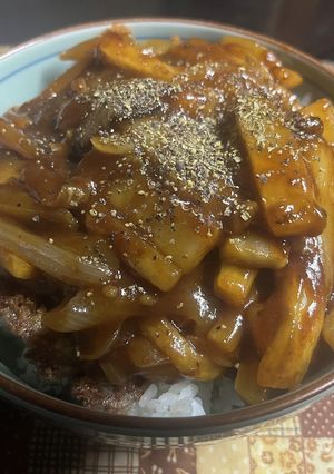デミグラス豚バラ大根かつ丼-レシピのメイン写真