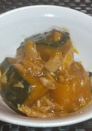かぼちゃの煮物シーチキン餡かけ-レシピのメイン写真