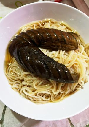 キンキンに冷えた茄子素麺-レシピのメイン写真