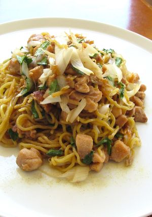 【 鶏ねぎにんにく山椒混ぜそば 〗-レシピのメイン写真