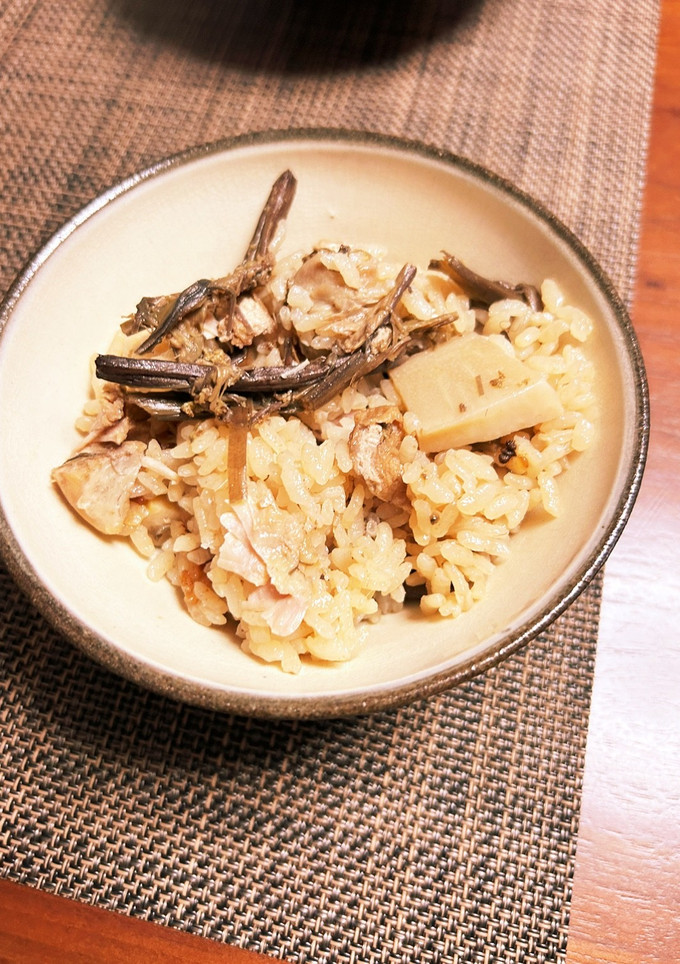 筍とわらびの炊き込みご飯-レシピのメイン写真