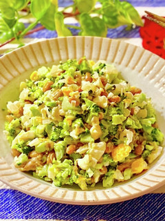 簡単☆ブロッコリーと納豆のサラダ-レシピのメイン写真
