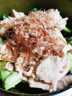 ゆで鶏胸肉ときゅうりのわさび和え-レシピのメイン写真