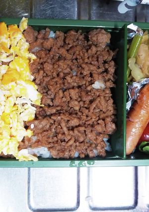 そぼろ弁当-レシピのメイン写真