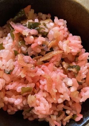 わかめと紅生姜の炊き込みご飯-レシピのメイン写真