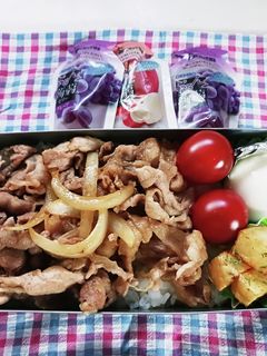 しょうが焼き弁当(4.19)-レシピのメイン写真