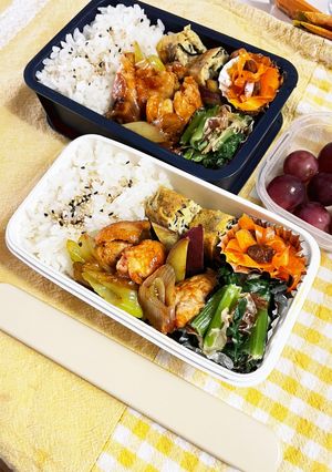 20240419娘ちゃん息子っちのお弁当-レシピのメイン写真
