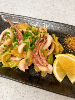 イカとネギのマヨ醤油炒め-レシピのメイン写真