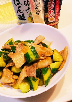ホント？！我が家の♡きゅうりde豚肉炒め-レシピのメイン写真