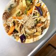 レンジ簡単きな粉ニラ玉生姜あん味甘酢酢豚
