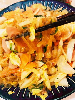簡単♡残り野菜de春雨炒め-レシピのメイン写真