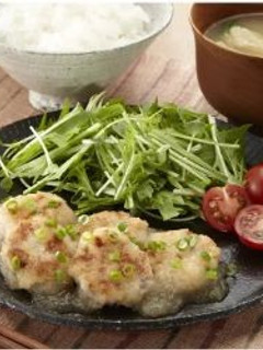 簡単!鶏つくね おろしハンバーグ-レシピのメイン写真