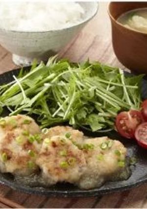 簡単！鶏つくね　おろしハンバーグ-レシピのメイン写真