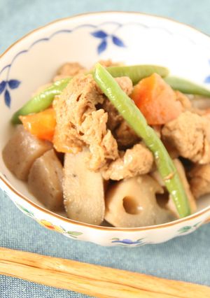 大豆ミートのヴィーガン筑前煮-レシピのメイン写真