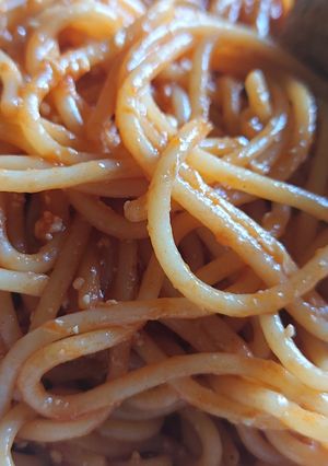 見た目はこってり☆なミートボールパスタ-レシピのメイン写真