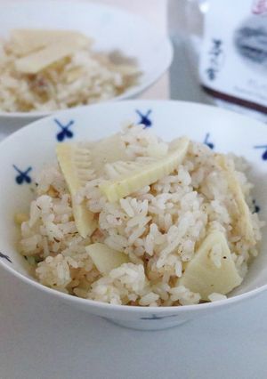 市販のだしパックでたけのこご飯-レシピのメイン写真
