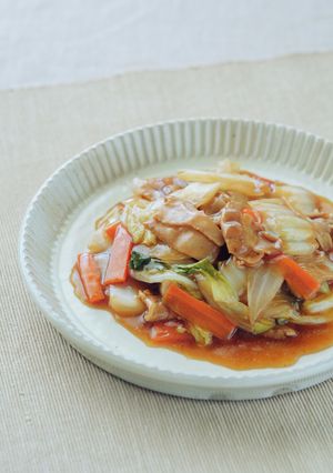 黒酢あんかけ炒め-レシピのメイン写真