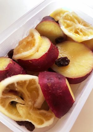 パイン缶シロップで！さつまいものレモン煮-レシピのメイン写真