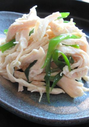 【 鶏むね肉のねぎ塩レモンあえ 〗-レシピのメイン写真