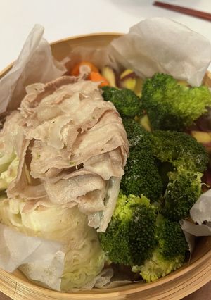 豚肉と野菜の蒸籠蒸し-レシピのメイン写真