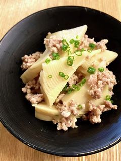 タケノコの鶏そぼろ煮-レシピのメイン写真