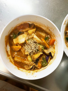 簡単きな粉油淋鶏味ツナ根菜茄子野菜炒め-レシピのメイン写真