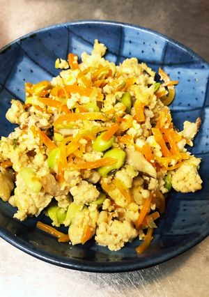 すぐできる!粉豆腐の炒り煮-レシピのメイン写真