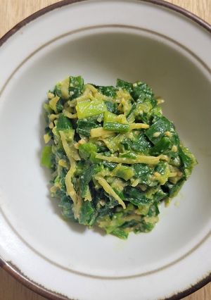 しょうがとにらの味噌和え-レシピのメイン写真