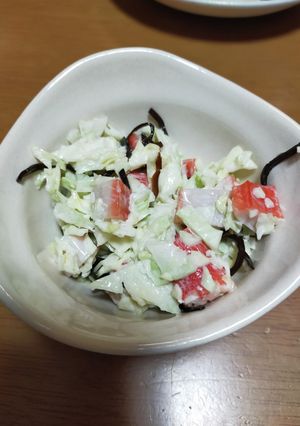 カニカマサラダ-レシピのメイン写真