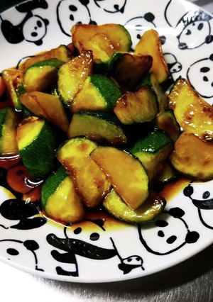 ズッキーニの甘辛焼き-レシピのメイン写真