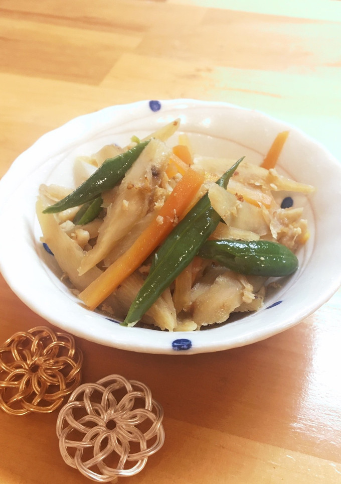 給食の「ごぼうのきんぴら」♡基本編-レシピのメイン写真
