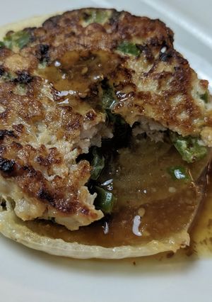 簡単！新玉ねぎつくねステーキ-レシピのメイン写真