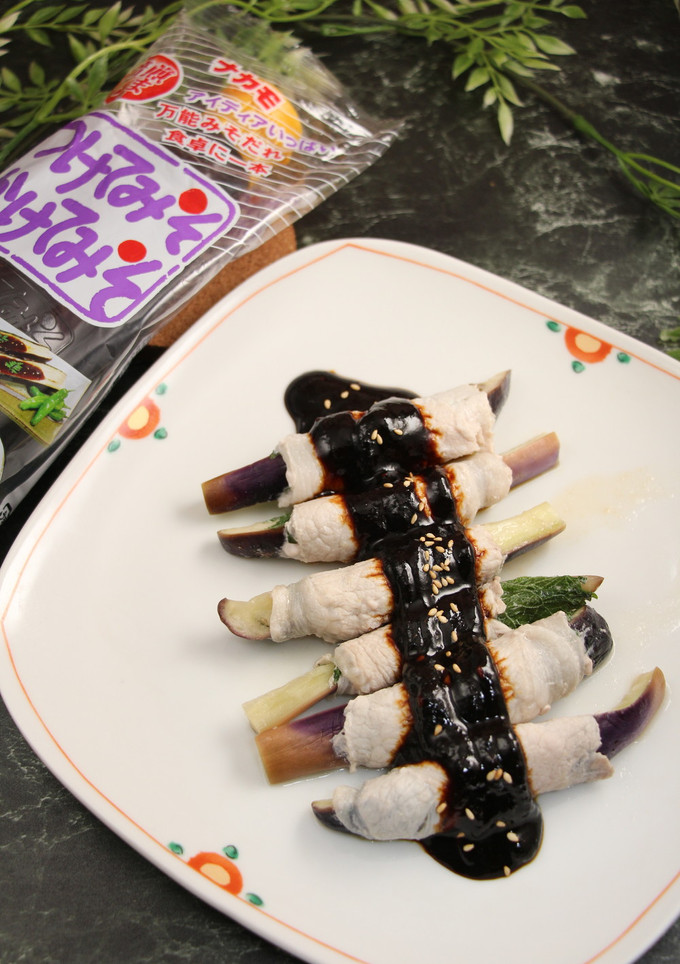 簡単！茄子の肉巻きのダシ煮-レシピのメイン写真