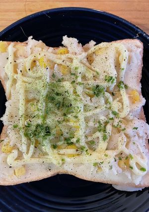 ポテトフレークトースト　簡単朝食パン-レシピのメイン写真