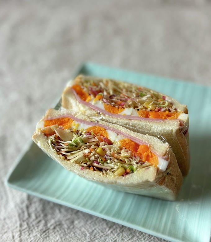 サラダミックスと卵のサンドイッチ by かっちゃん杉 【クックパッド