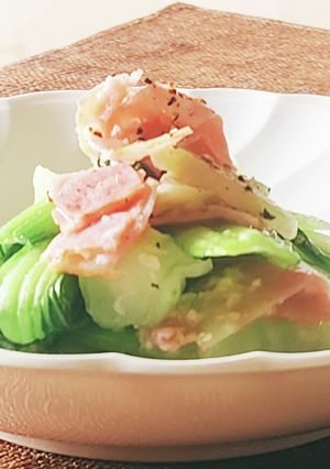 レンジ2分deチンゲン菜デパ地下風☆弁当-レシピのメイン写真
