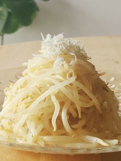 モヤシのしらす和え☆シャキシャキ☆節約-レシピのメイン写真