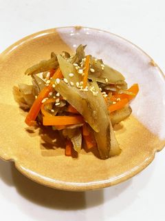 ささがきごぼう(冷凍)のキンピラ-レシピのメイン写真