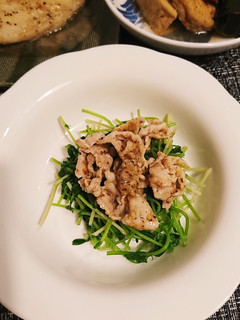 豚肉と豆苗シャキ和え-レシピのメイン写真