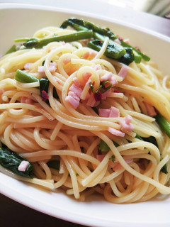 春だしのらぼう菜でいいんでね?パスタ-レシピのメイン写真