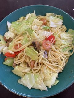 アヒージョで作るオイルパスタ-レシピのメイン写真